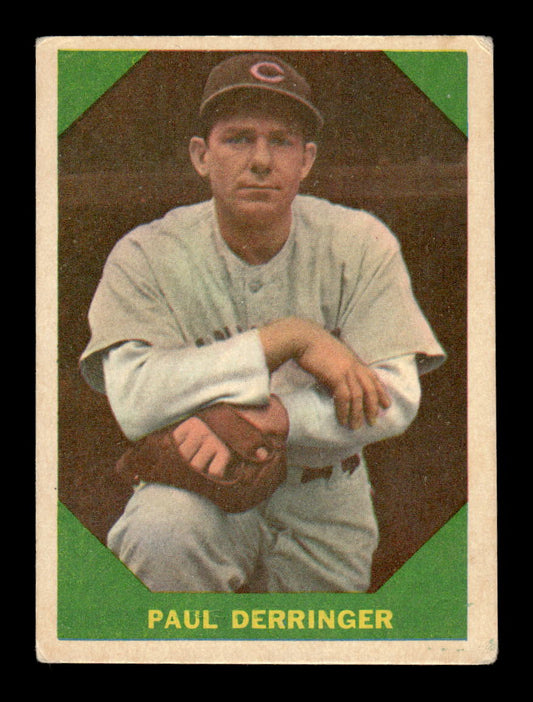 1960 Fleer Baseball Greats #43 Paul Derringer Very Good HOF-10003797