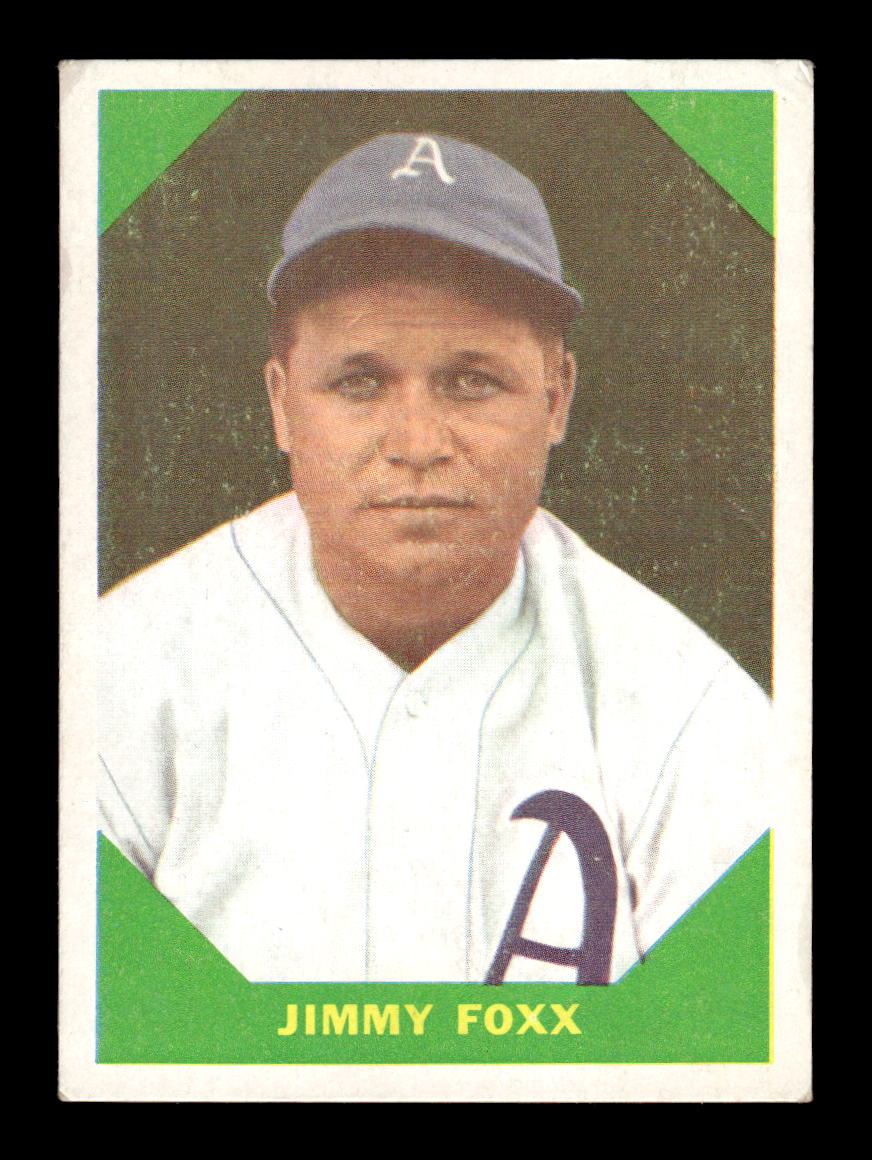 1960 Fleer Baseball Greats #53 Jimmie Foxx Very Good HOF-10003800