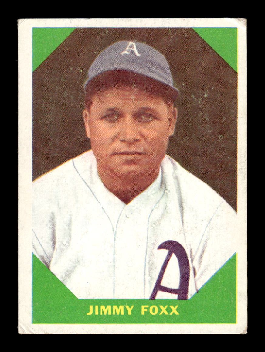 1960 Fleer Baseball Greats #53 Jimmie Foxx Very Good HOF-10003801