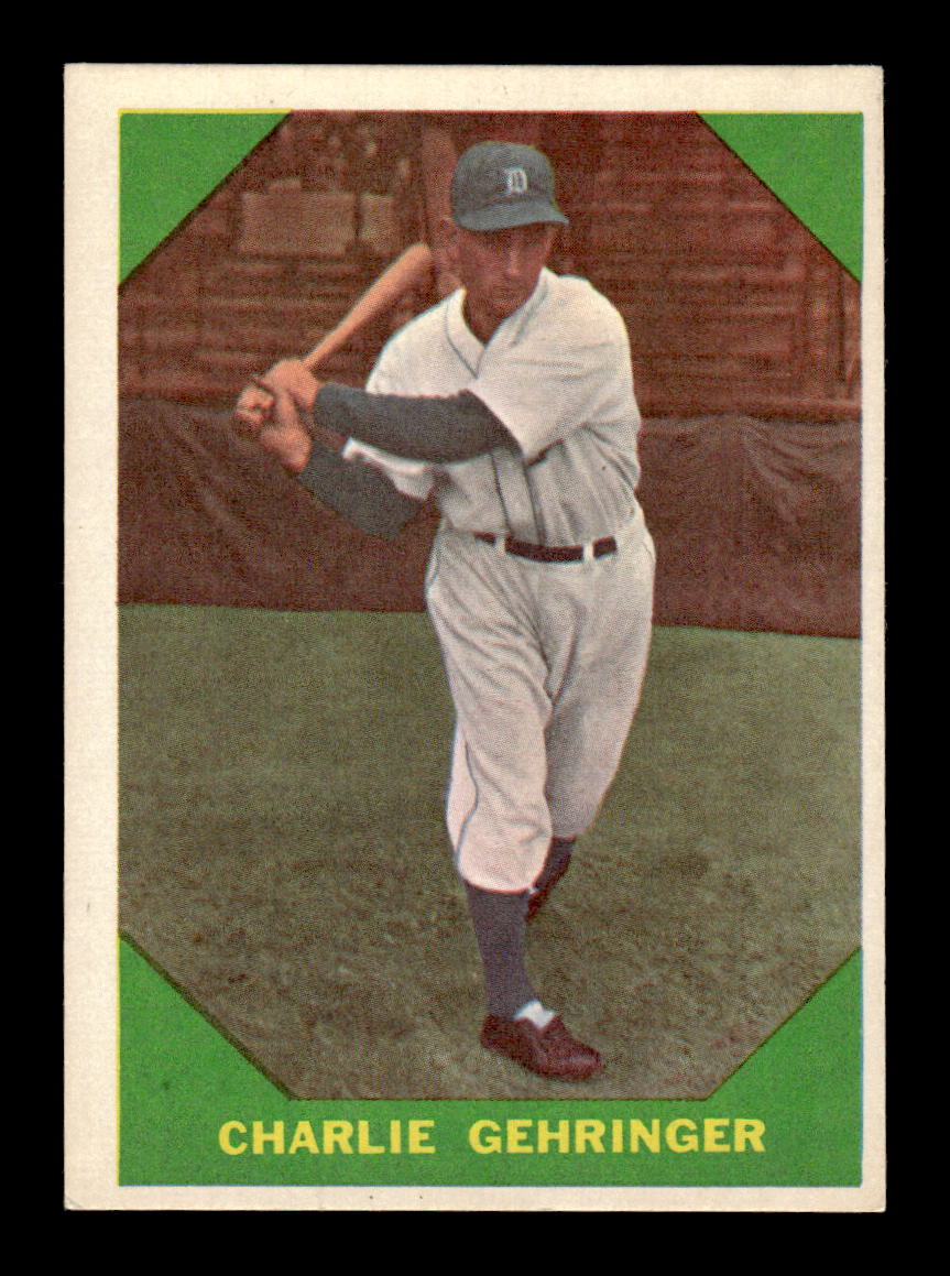 1960 Fleer Baseball Greats #58 Charlie Gehringer Very Good HOF-10003804
