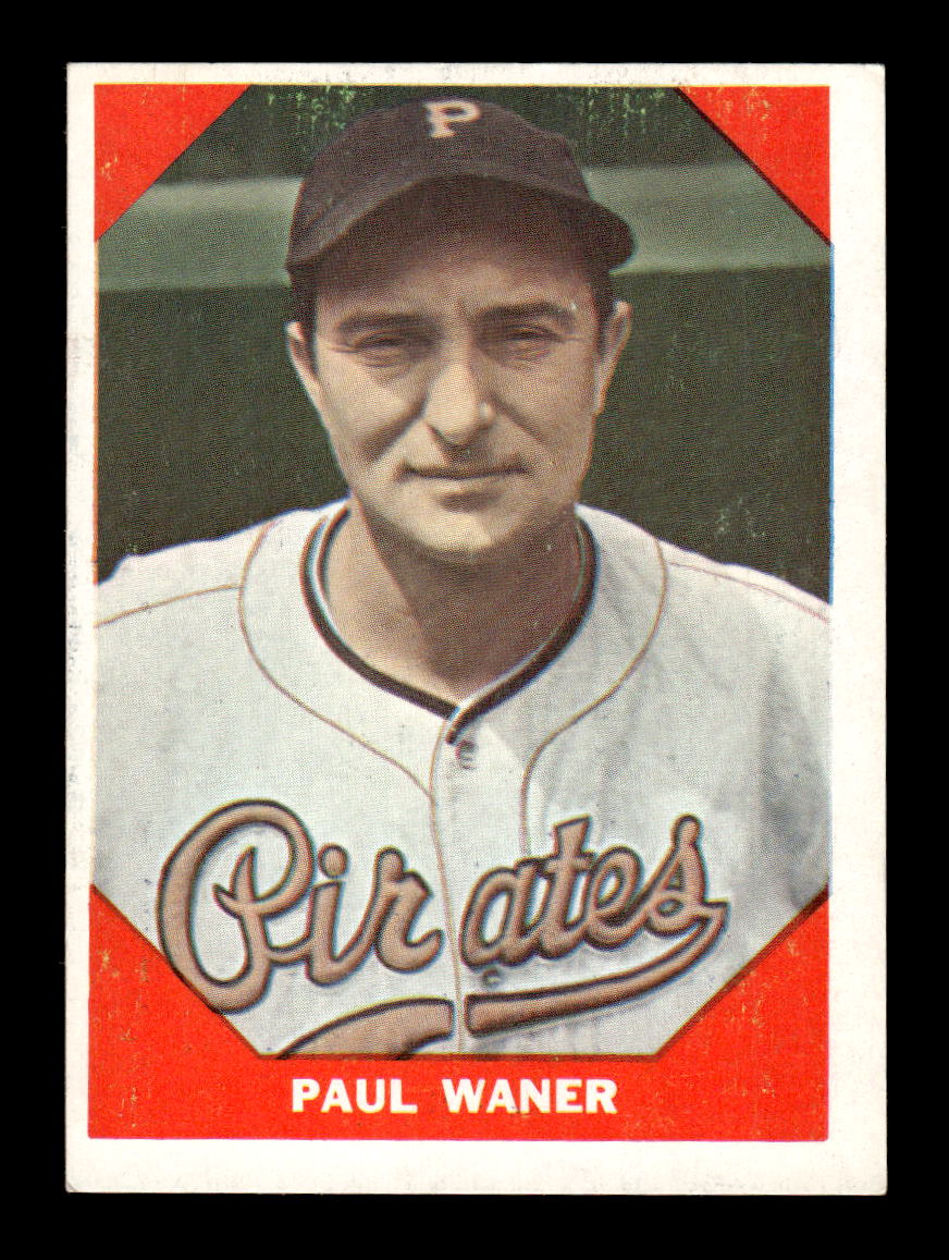 1960 Fleer Baseball Greats #76 Paul Waner Very Good HOF-10003809