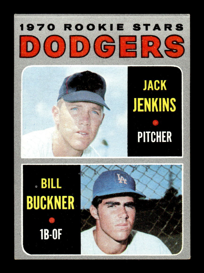 1970 Topps #286 Rookie Stars Jack Jenkins Bill Buckner Excellent HOF-10003826
