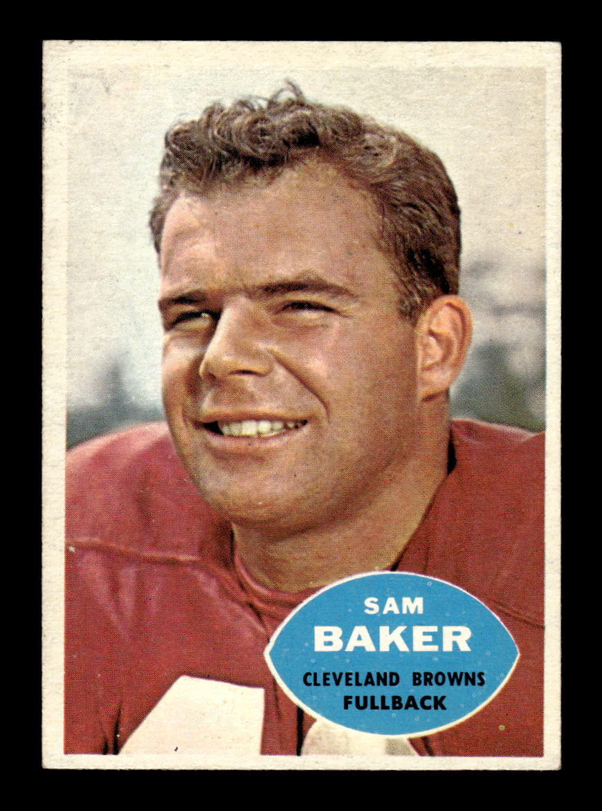 1960 Topps #24 Sam Baker Pack Fresh Near Mint or Better HOF-10003851