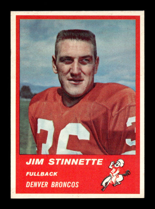 1963 Fleer #78 Jim Stinnette Pack Fresh Near Mint or Better HOF-10003852