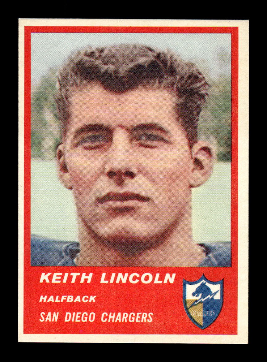 1963 Fleer #70 Keith Lincoln Pack Fresh Near Mint or Better HOF-10003860