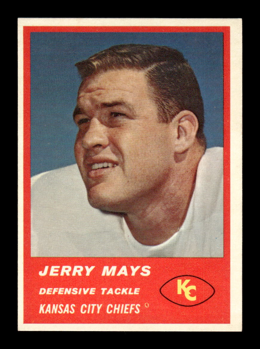 1963 Fleer #55 Jerry Mays Pack Fresh Near Mint or Better HOF-10003863