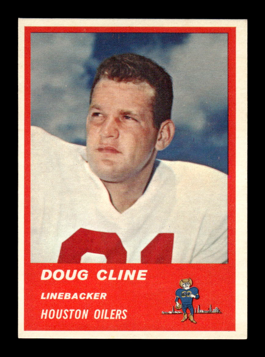1963 Fleer #42 Doug Cline Pack Fresh Near Mint or Better HOF-10003868