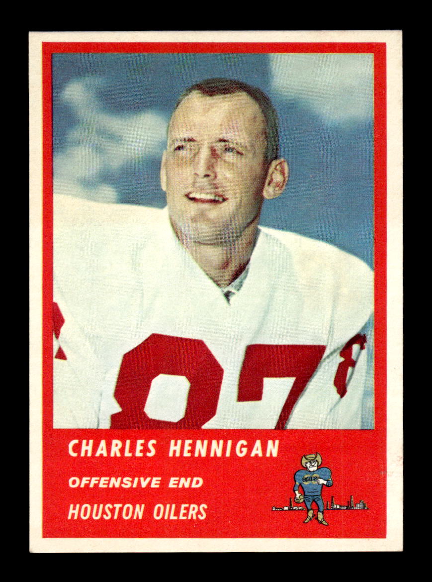 1963 Fleer #38 Charles Hennigan Pack Fresh Near Mint or Better HOF-10003870