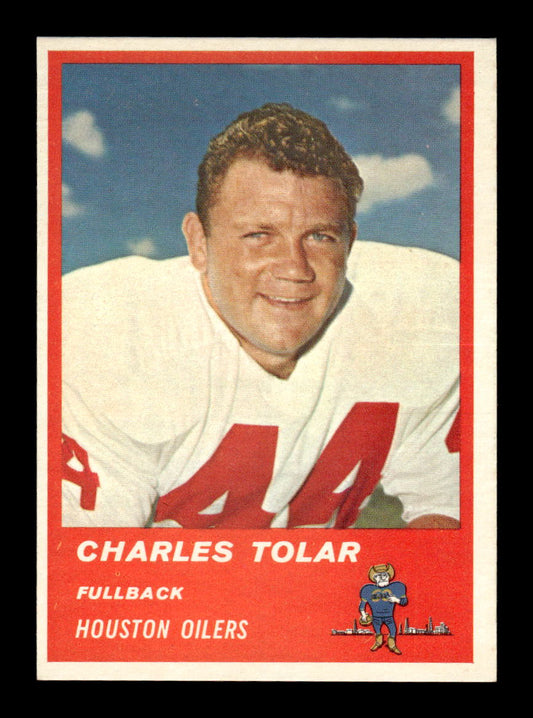 1963 Fleer #34 Charles Tolar Pack Fresh Near Mint or Better HOF-10003871