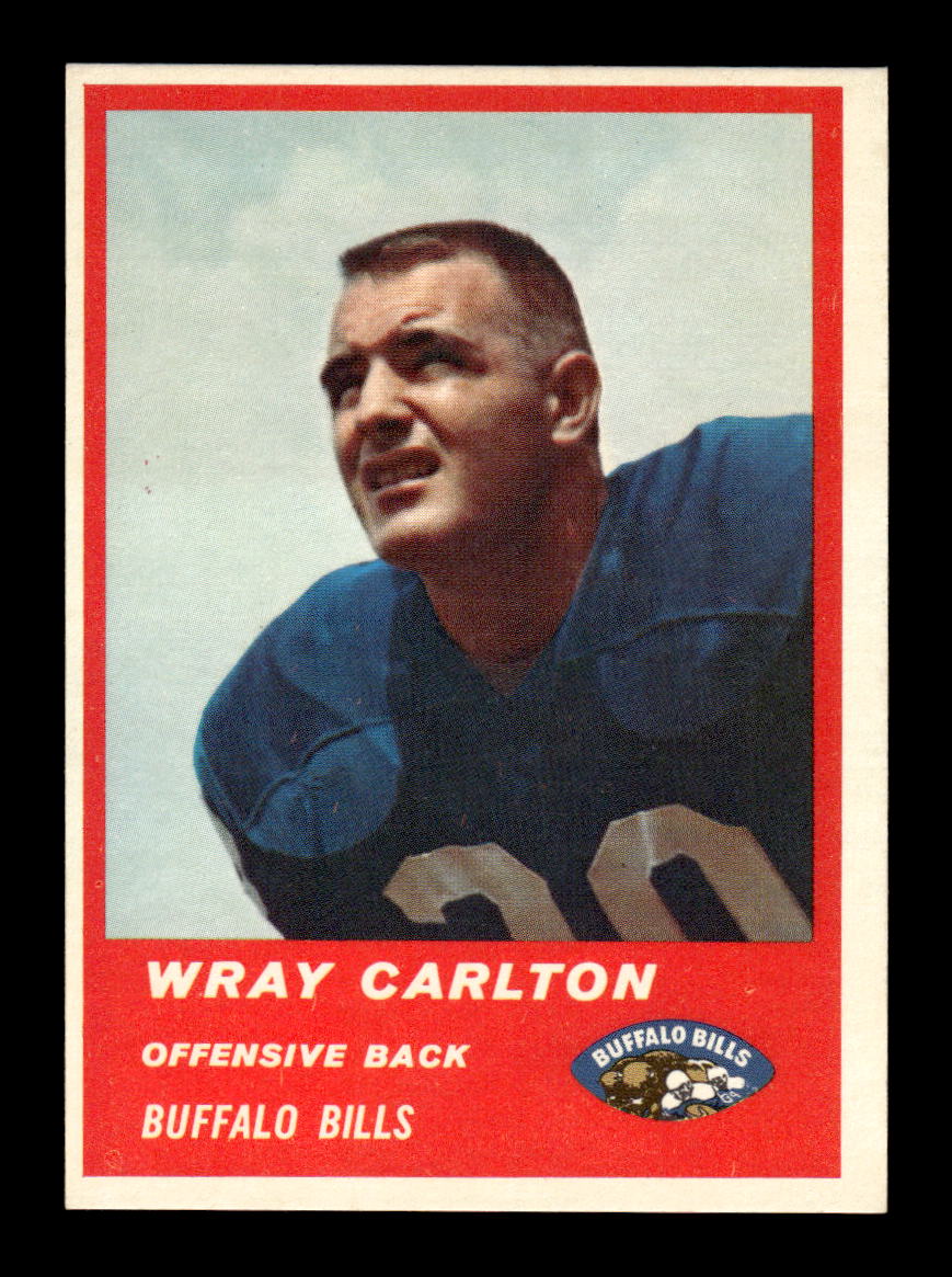 1963 Fleer #25 Wray Carlton Pack Fresh Near Mint or Better HOF-10003874