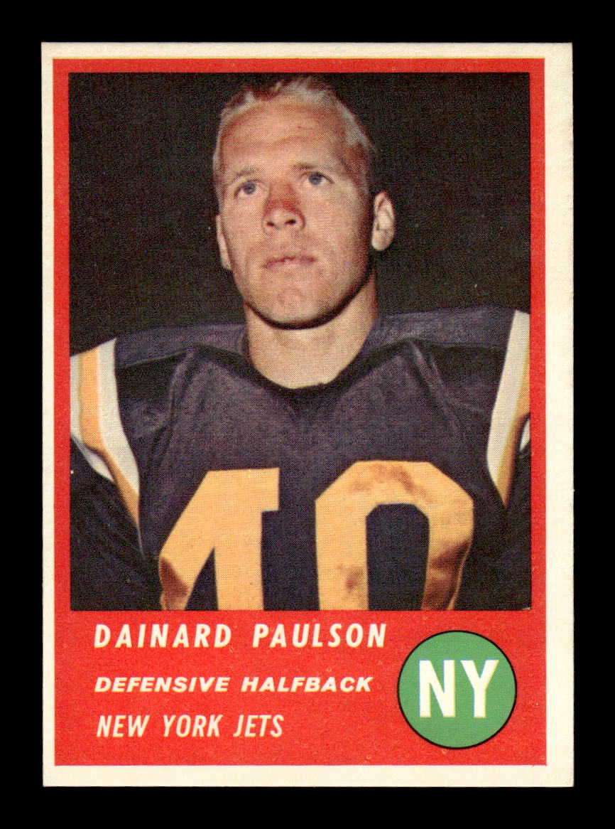 1963 Fleer #18 Dainard Paulson Pack Fresh Near Mint or Better HOF-10003877