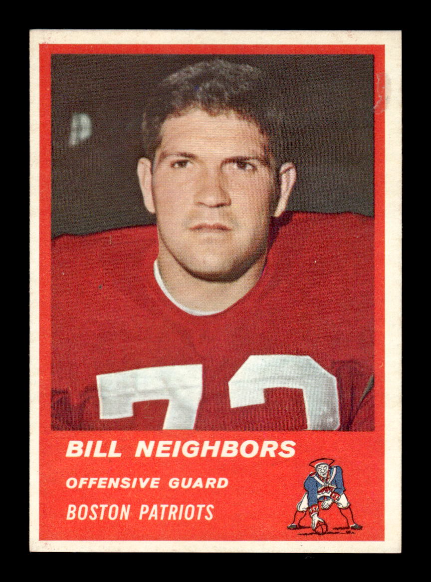 1963 Fleer #7 Bill Neighbors Pack Fresh Near Mint or Better HOF-10003881