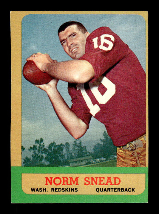 1963 Topps #158 Norm Snead Pack Fresh Near Mint or Better HOF-10003886