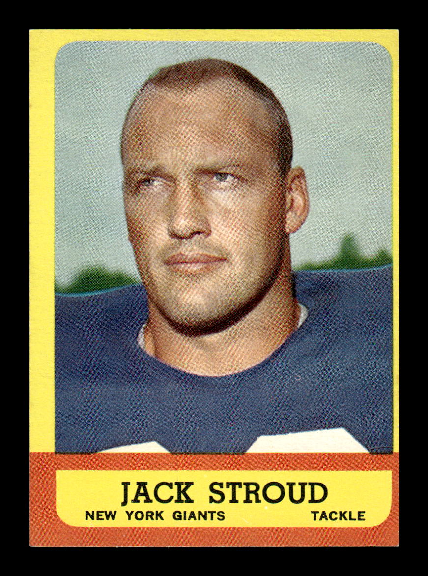 1963 Topps #53 Jack Stroud Pack Fresh Near Mint or Better HOF-10003890