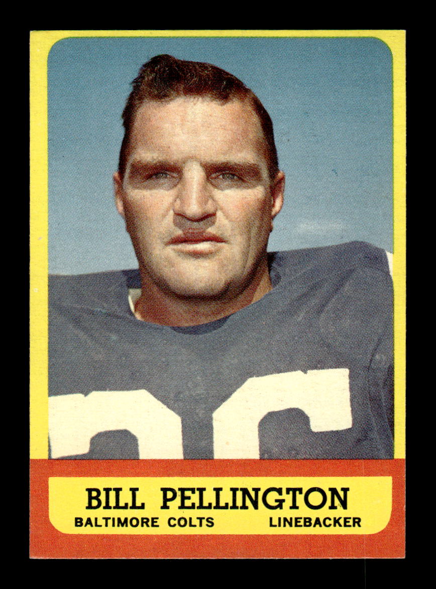 1963 Topps #10 Bill Pellington Pack Fresh Near Mint or Better HOF-10003896
