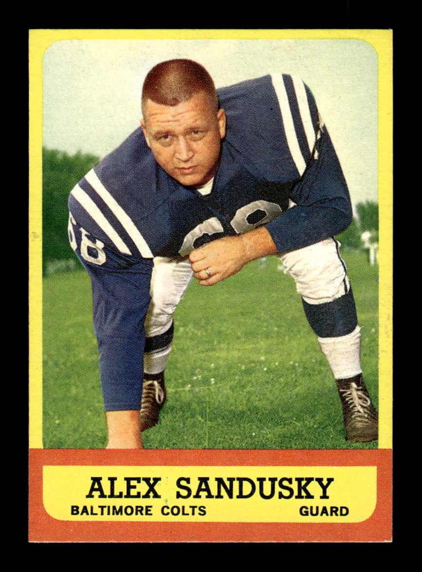 1963 Topps #6 Alex Sandusky Pack Fresh Near Mint or Better HOF-10003897