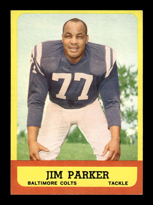 1963 Topps #5 Jim Parker Pack Fresh Near Mint or Better HOF-10003898