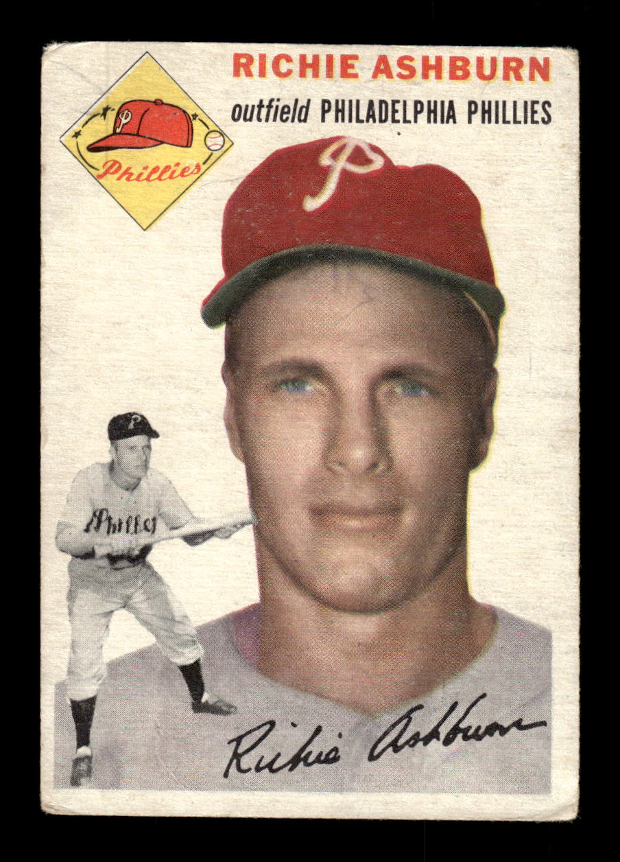 1954 Topps #45 Richie Ashburn Very Good HOF-10003903