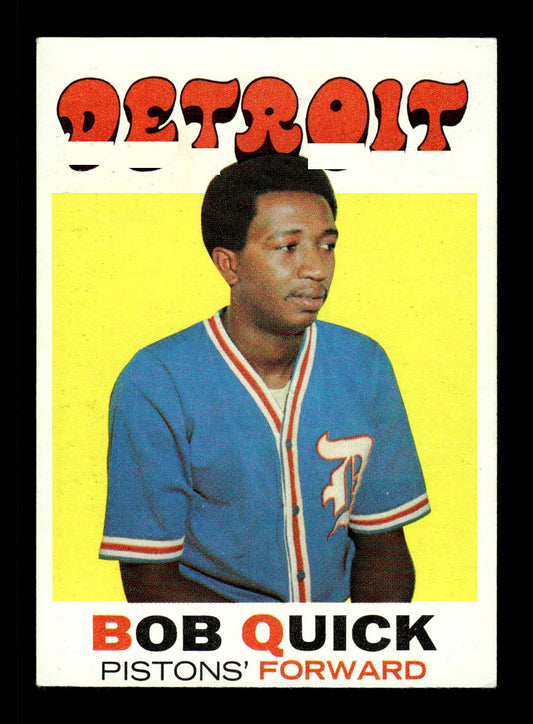 1971-72 Topps #117 Bob Quick Excellent HOF-10003935