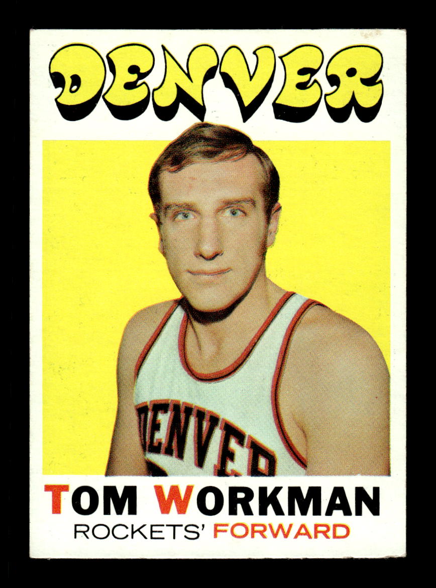 1971-72 Topps #163 Tom Workman Excellent HOF-10003940