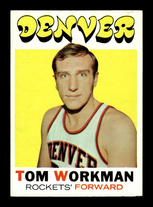 1971-72 Topps #163 Tom Workman Excellent HOF-10003940