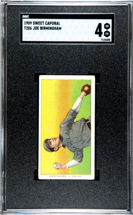 1909 Sweet Caporal (T206) # Birmingham, Joe SGC 4 SN 7124488
