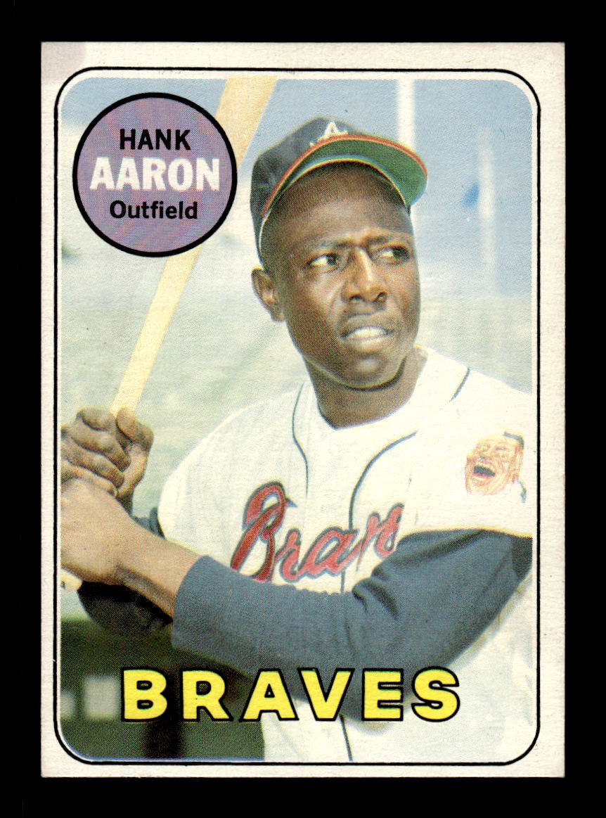 1969 Topps #100 Hank Aaron EXMT HOF-10003970