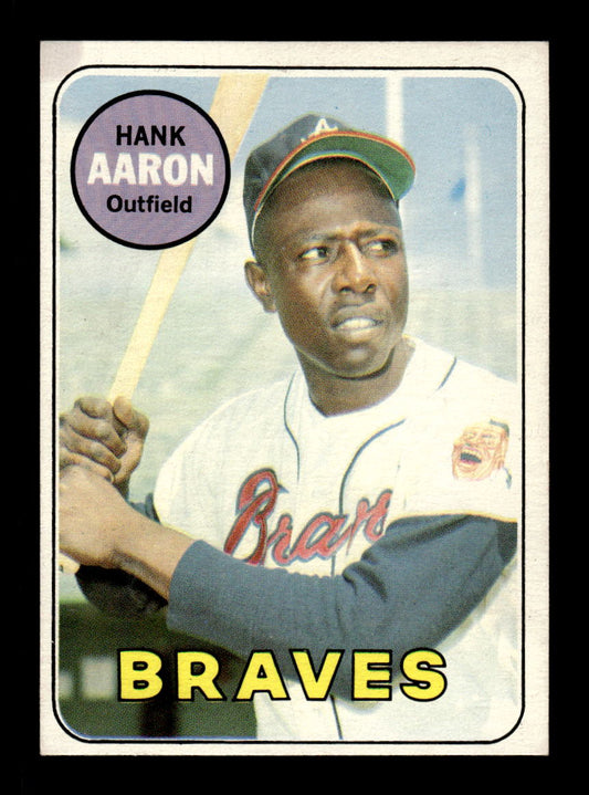 1969 Topps #100 Hank Aaron EXMT HOF-10003970