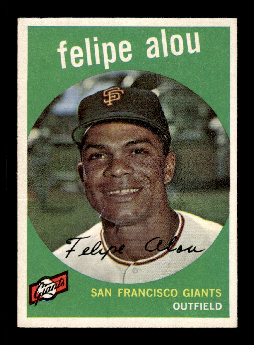 1959 Topps #102 Felipe Alou Excellent HOF-10003974