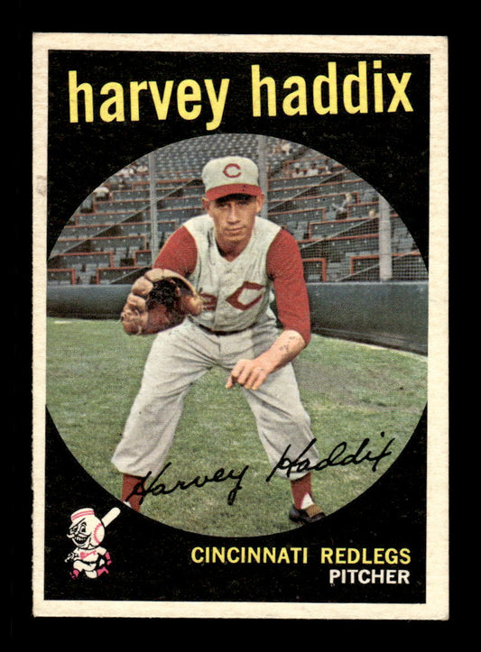 1959 Topps #184 Harvey Haddix Near Mint or Better HOF-10003978