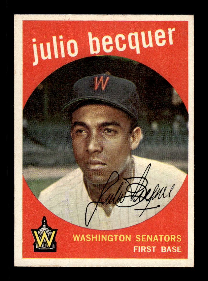 1959 Topps #93 Julio Becquer Near Mint or Better HOF-10003983