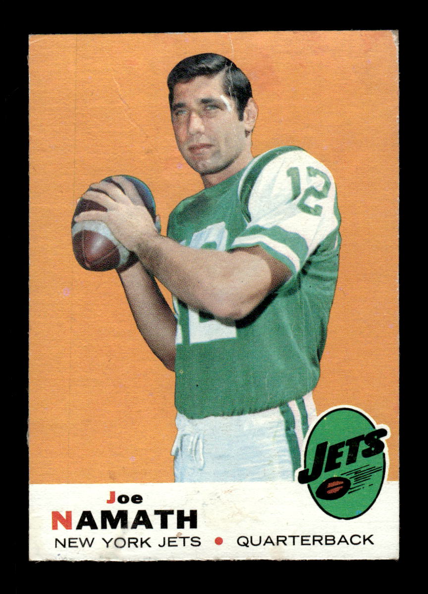 1969 Topps #100 Joe Namath Poor HOF-10003985