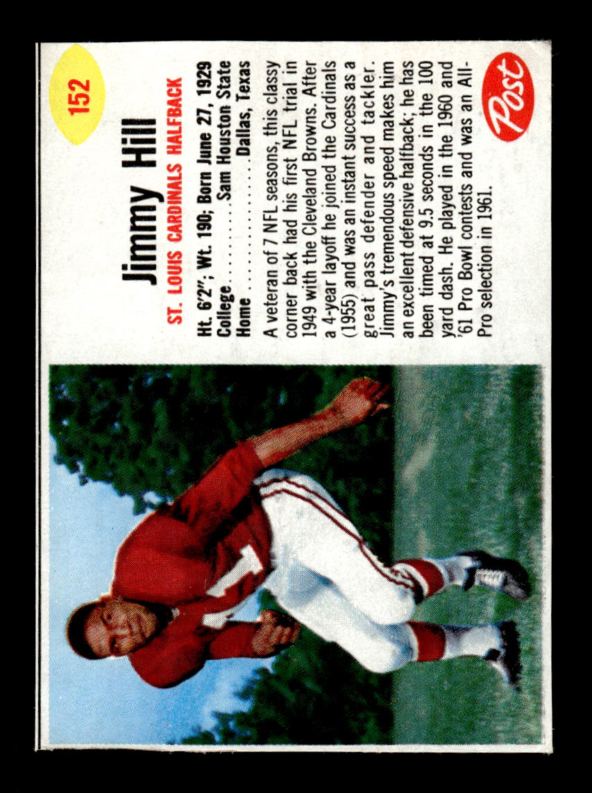 1962 Post Cereal #152 Jimmy Hill Very Good HOF-10004000
