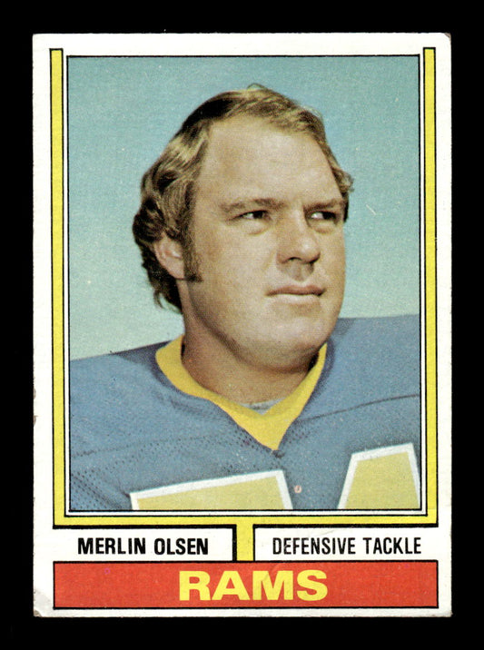 1974 Topps #205 Merlin Olsen Very Good HOF-10004039