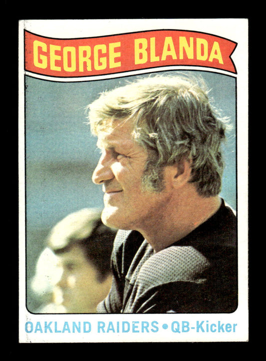 1975 Topps #7 George Blanda Very Good HOF-10004041