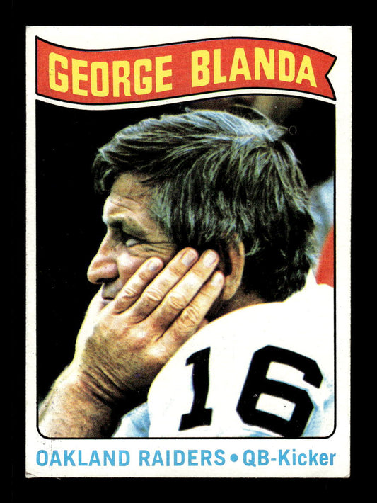1975 Topps #8 George Blanda Very Good HOF-10004042