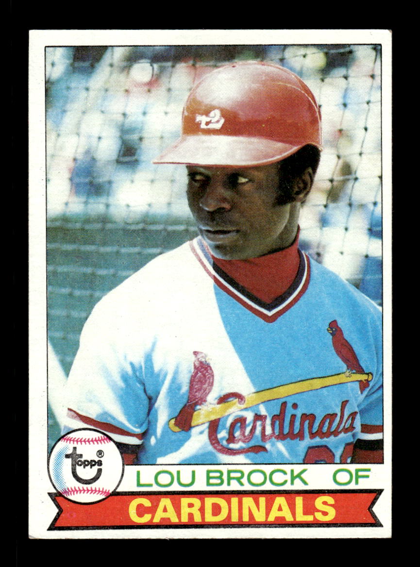 1979 Topps #665 Lou Brock EXMT PACK FRESH HOF-10004072