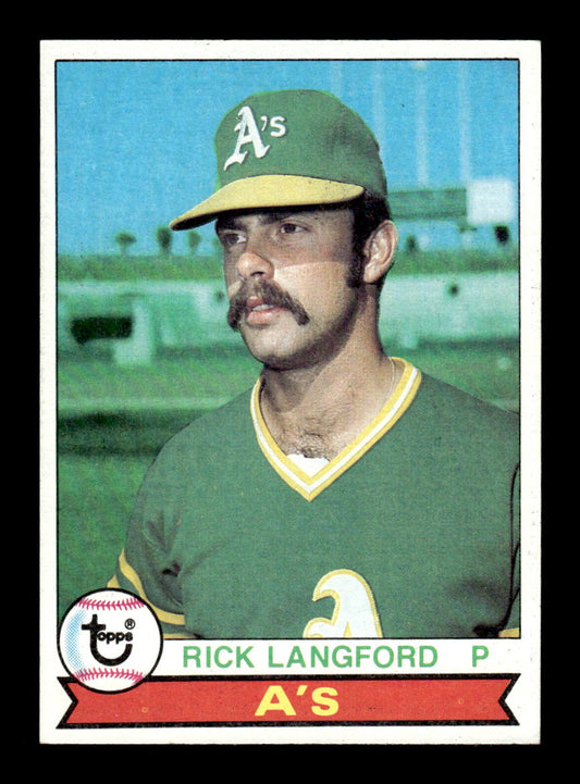1979 Topps #29 Rick Langford EXMT PACK FRESH HOF-10004118