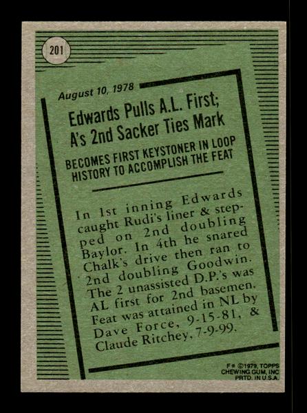 1979 Topps #201 Mike Edwards EXMT PACK FRESH HOF-10004288
