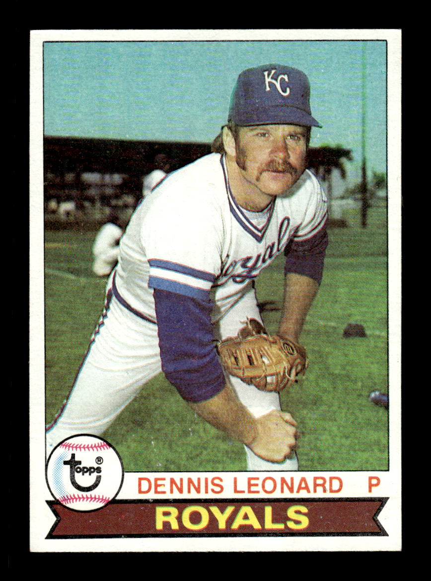 1979 Topps #218 Dennis Leonard EXMT PACK FRESH HOF-10004304