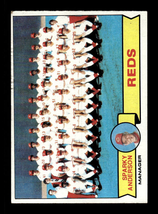 1979 Topps #259 Cincinnati Reds EXMT PACK FRESH HOF-10004346