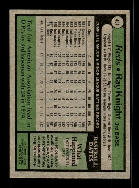 1979 Topps #401 Ray Knight EXMT PACK FRESH HOF-10004488