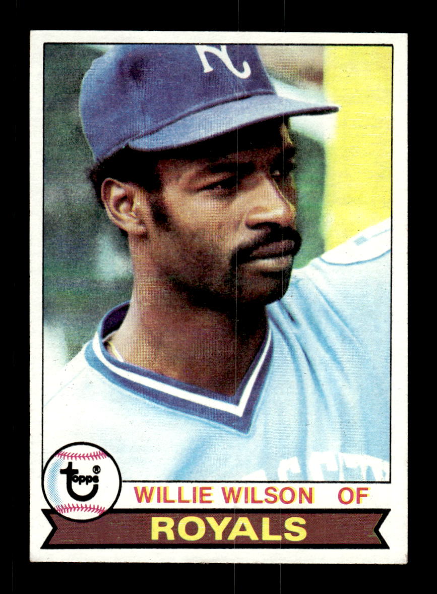 1979 Topps #409 Willie Wilson EXMT PACK FRESH HOF-10004497