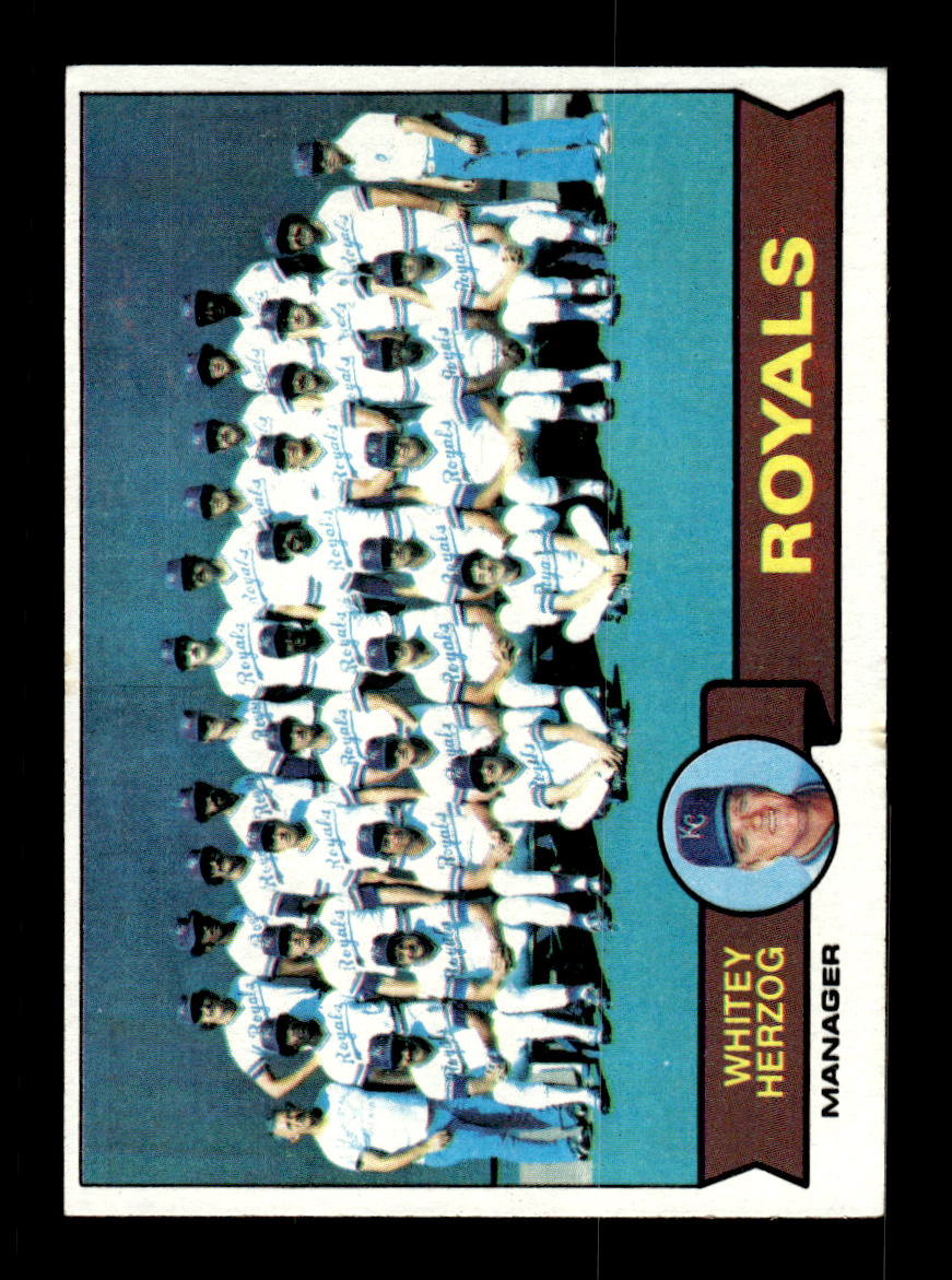 1979 Topps #451 Kansas City Royals EXMT PACK FRESH HOF-10004532