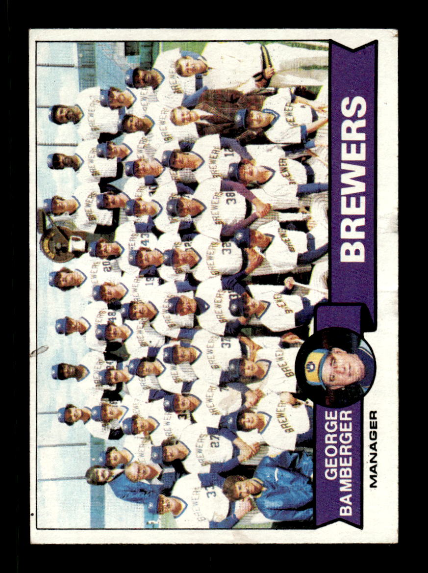 1979 Topps #577 Milwaukee Brewers EXMT PACK FRESH HOF-10004659