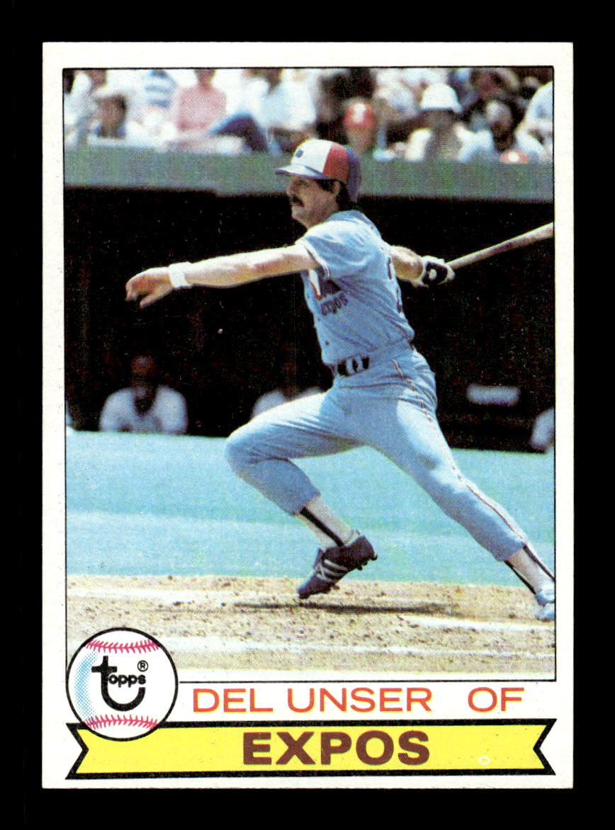 1979 Topps #628 Del Unser EXMT PACK FRESH HOF-10004707