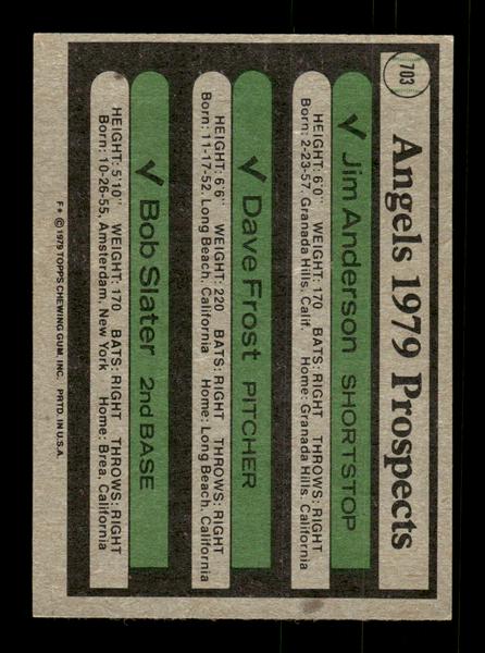 1979 Topps #703 Angels 1979 Prospects EXMT PACK FRESH HOF-10004776