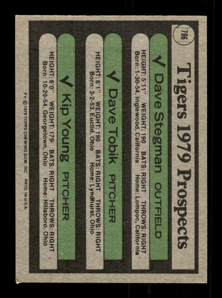 1979 Topps #706 Tigers 1979 Prospects EXMT PACK FRESH HOF-10004781