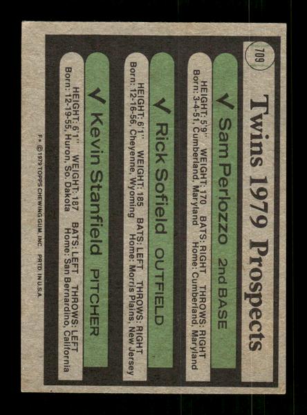1979 Topps #709 Twins 1979 Prospects EXMT PACK FRESH HOF-10004786