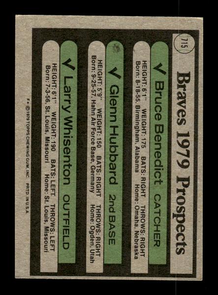 1979 Topps #726 Giants 1979 Prospects EXMT PACK FRESH HOF-10004792